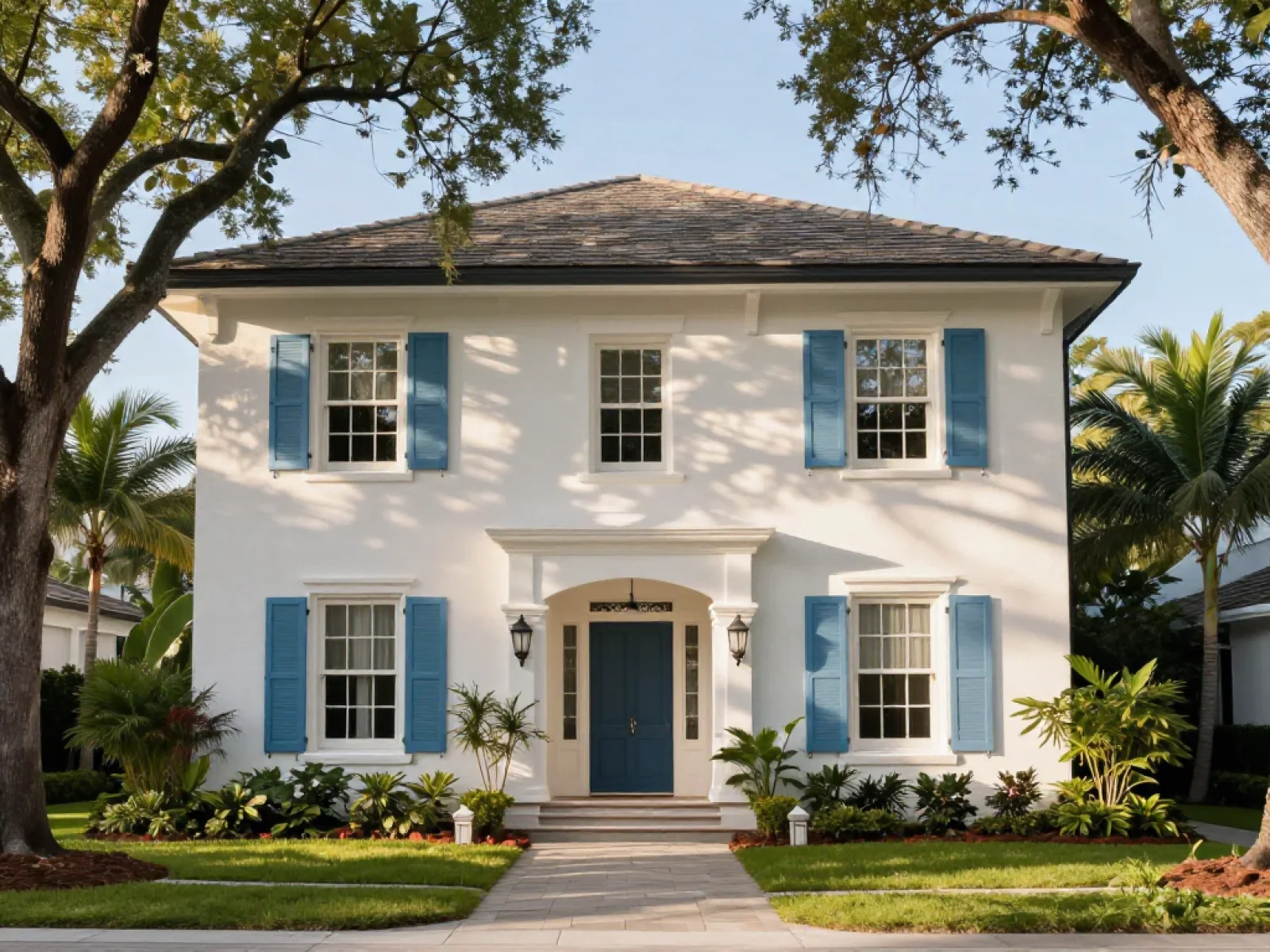 Res two story exterior