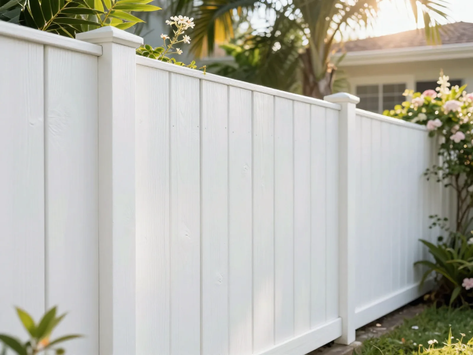 Ext painted fence
